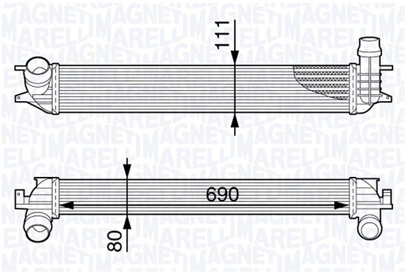 MAGNETI MARELLI Starpdzesētājs 351319202630